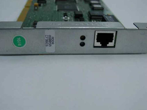 IBM 79G3688 Token Ring ISA Adapter – bracket end showing RJ-45 port and 16/4 speed label on metal bracket