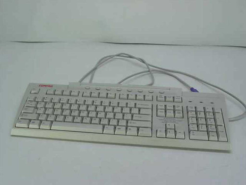 Compaq KB-9963 Easy Access Internet PS/2 Keyboard top view showing full key layout and Compaq logo