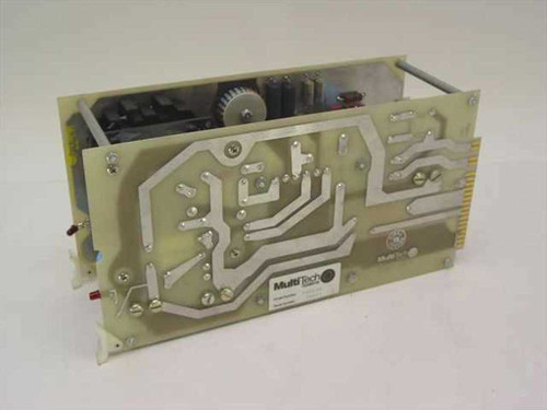 Multi-Tech Systems PS216A Power Supply Module – PCB side view showing circuit traces and MultiTech label
