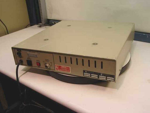 Bellco Biotechnology 7765-46065 SCI ERA Precision Magnetic Stirrer – rear view showing power inlet, fuse holder, ventilation slots, and rotating platter