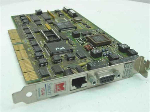 Madge Smart 16/4 Ringnode 152-061-01 ISA Token Ring card — top view showing Intel chipset, RJ-45 and DB-9 bracket connectors