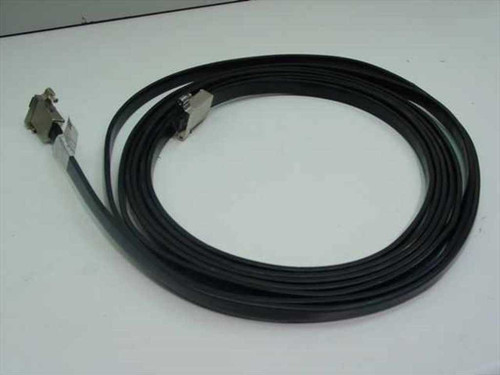 Digital BC26V-25 SDI interface cable coiled, showing full 25-foot length with 8-pin Amphenol connectors at each end