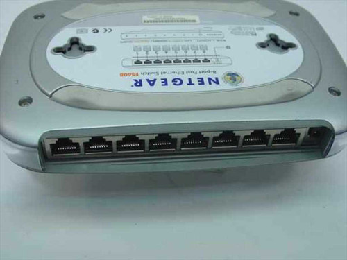 Netgear FS608 NetGear 8-Port Fast Ethernet Switch - No AC Adapter