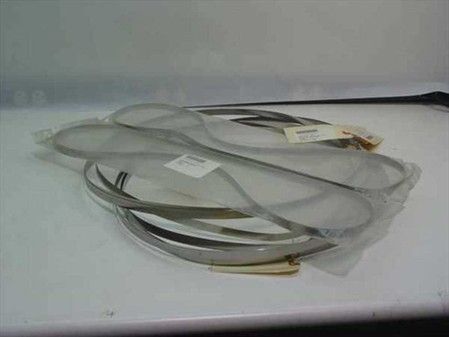 Multiple meteorological blade bands coiled in original clear plastic bags with DLA procurement tags attached
