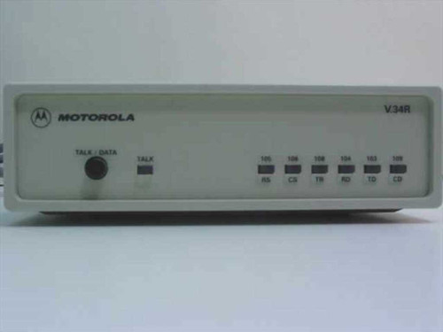 Motorola V34R6209541600010 Dial-Up & Fax External Modem Refurbished V34