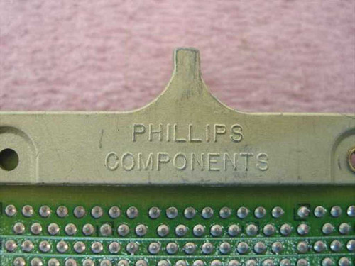 Phillips Components embossed label on the metal bracket of the Dataram 62404 memory card