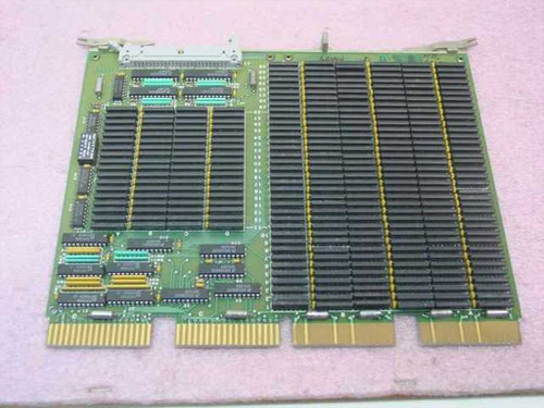 Dataram 62404 Rev D DEC 8705 memory expansion card — full top view showing densely populated RAM chip arrays and gold edge connectors