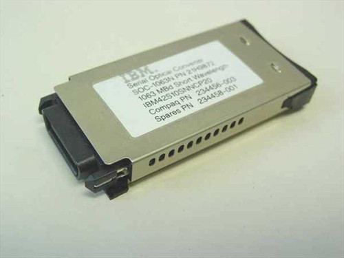 IBM 21H9872 GBIC Shortwave Serial Optical Converter 234456-003 234458-011