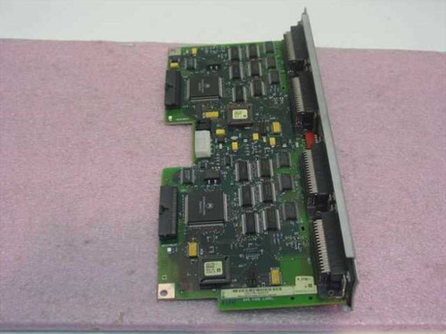 HP C5175-66519 SCSI interface board — angled top view showing PCB with large controller ICs and rear bracket connector