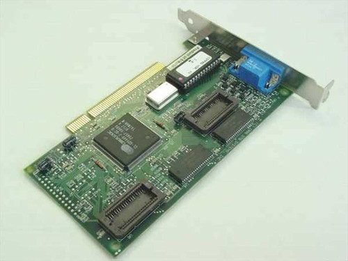 Compaq 273761-001 ProLiant PCI video card — opposite component side showing main GPU chip, memory modules, and PCI edge connector