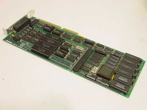 Cubix 30000624 ISA processor card – alternate top-side angle showing full board layout and HD78 bracket connector