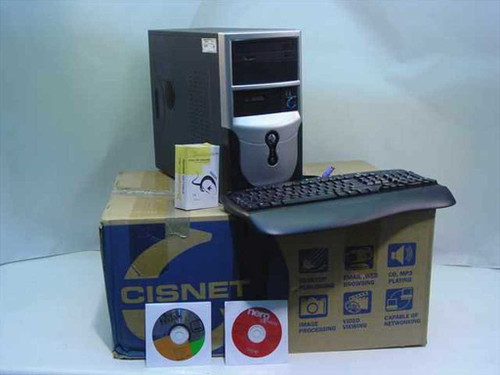 Cisnet C-28 mid-tower desktop computer — front bezel and face