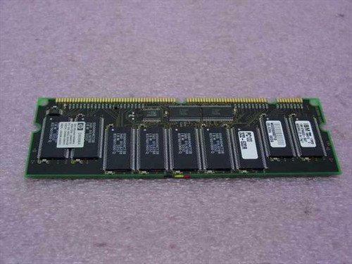 HP D6098-63001 128MB PC100 ECC SDRAM 168-pin DIMM – component side view showing memory chips