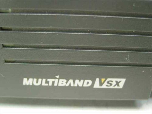 Ascend Multiband VSX logo closeup on front panel of MBV-BRI4U router