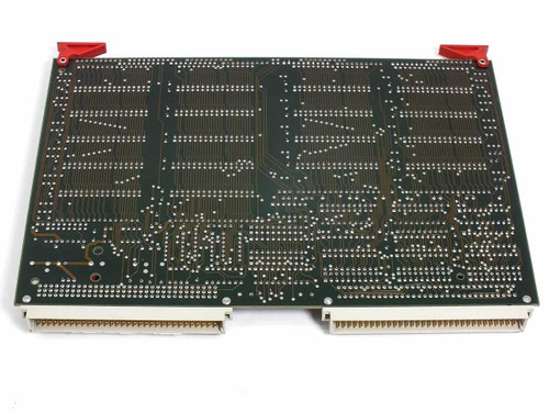 Netstal MEM2 Sycap board — bare solder-side PCB showing dual card-edge connectors and trace routing