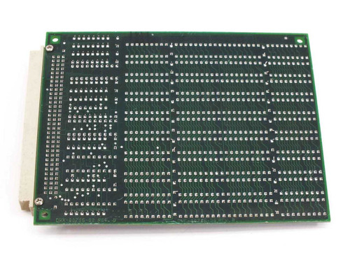 Alpha Micro AM-715 4MB Memory Expansion Board REV B — solder side (bottom of PCB) showing through-hole solder points