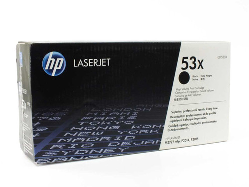 HP Q7553X 53X Black LaserJet Toner Print Cartridge High Volume