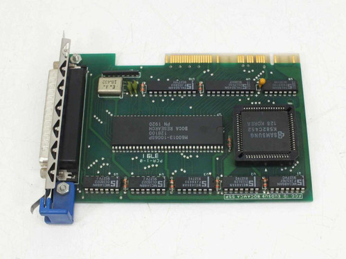 Boca Research M60013-1006SP PCA-1-0 MCA card – component side showing Boca Research label, Samsung memory chip, and board markings