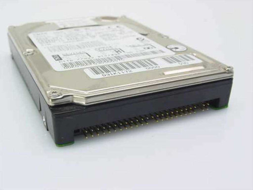 IBM DPLA-25120 2.5-inch IDE hard drive – angled side view showing IDE connector and drive thickness