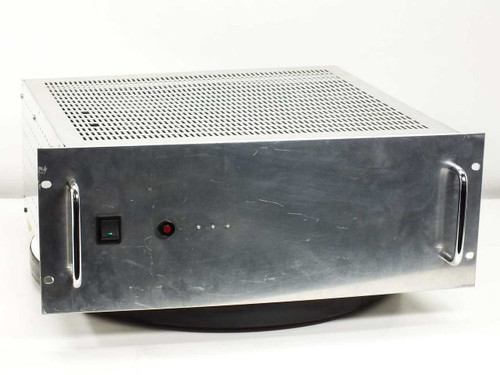 Power One 53514G custom enclosure power supply – front panel view showing power switch and red indicator button