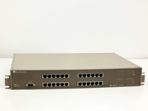 Bay Networks AL2012A10 BayStack 350T-HD 24-Port 10/100 Network Switch 19" Rack