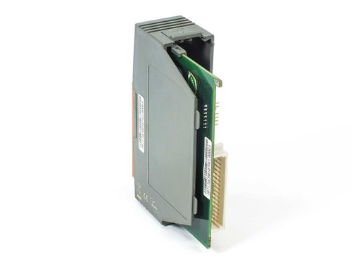 ICP DAS i-87017W analog input module – angled rear/side view with internal PCB partially withdrawn from housing