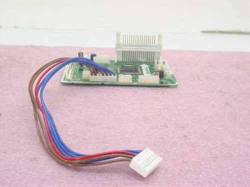 HP RG5-0966 DC Controller Board for LaserJet 4 Plus and 5 — top view showing PCB with heatsink and attached multi-wire harness