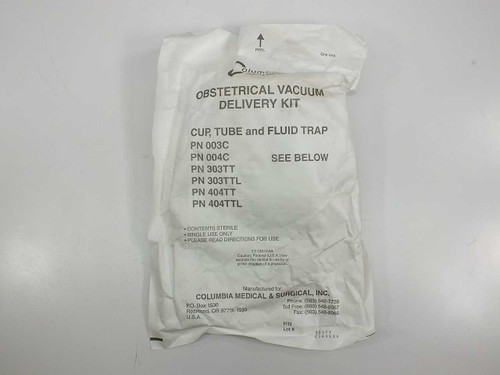 Columbia Medical and Surgical 303TT 404TT Obstetrical Vacuum Delivery Kit