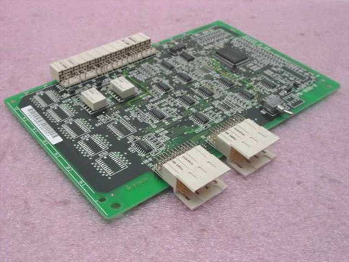 NEC BS00-B NEAX IVS 2000 Bus Interface Card – reverse angle showing opposite side of PCB with edge connectors and memory ICs