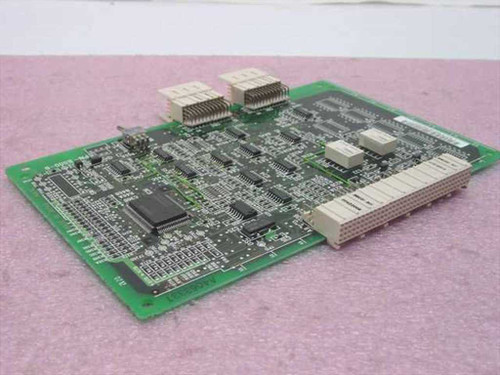 NEC BS00-B NEAX IVS 2000 Bus Interface Card – top angled view showing full PCB layout with connectors and ICs