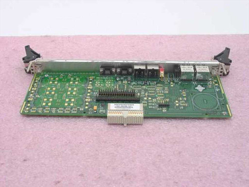 Intel ZT 4806 cPCI rear transition module reverse side showing PCB, J3 backplane connector, and component side of the 6U card