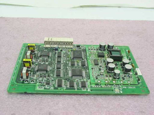 NEC PN-2DLCC Dterm II Console Card – reverse angle showing full PCB layout with PN-2DLCC designation visible
