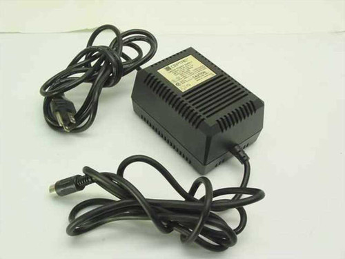 Ceptre ML-6522-1 linear power supply – full unit view showing black brick body with attached AC power cord and 5-pin DIN output cable