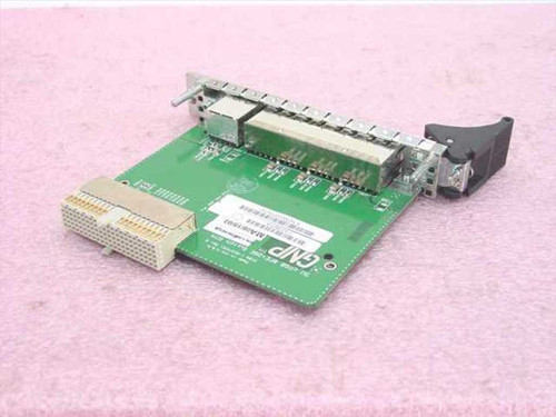 GNP 1-503821A cPCI Rear Transition Module PCB reverse side showing J2 backplane connector and board layout
