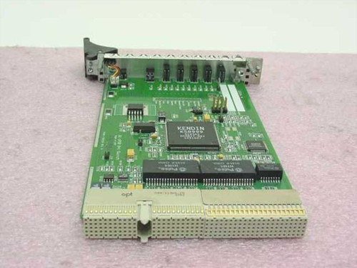 GNP PDSi 3U cPSB 8+1 Switch 1-503251 Rev A – single module angled view showing Kendin K38999 controller chip and edge connector