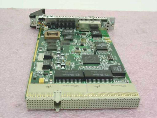 GNP PDSi 1-503751 Ethernet Switch Module — rear/board view showing PCB components, ICs, and CompactPCI edge connector