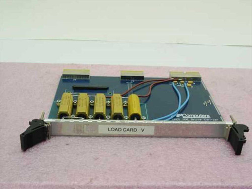 GNP Computers 1-502516 Load Card V CompactPCI IDE Drive Carrier PCB Rev B — front panel view showing gold resistors and blue/red wiring