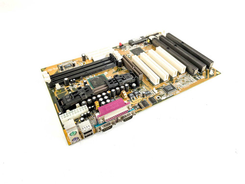 ASUS P2-BX Slot 1 Pentium III ATX Motherboard — full board top view showing AGP, PCI, and ISA slots