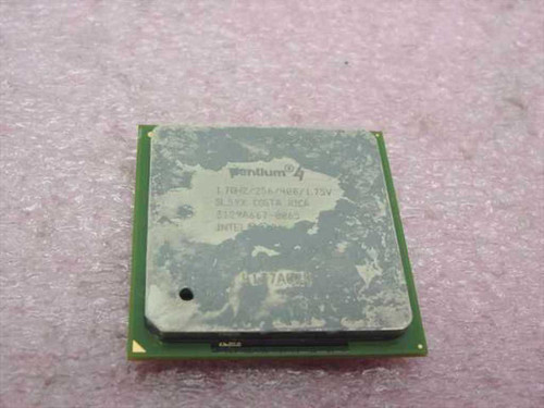 Intel Pentium 4 SL59X 1.7GHz Socket 478 CPU — top integrated heat spreader view showing Pentium 4 branding and spec markings