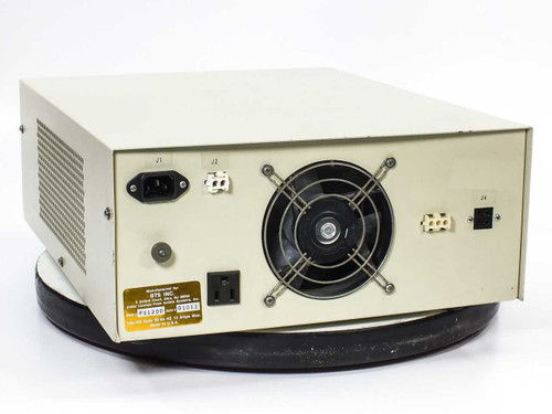 BTS PS1200 Power Controller front panel view showing dual analog meters and Cramer hours counter