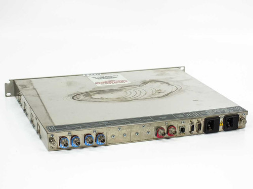 ARG 1900 Transmitter 1945-EQTX2-BOM – rear and top angled view showing BNC connectors, IEC power inlets, DB9, and RJ45 ports with visible surface wear on top cover
