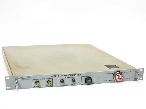 LNR 506011300-2 Redundant Baseball Switch Control – front panel and top cover, 1U rackmount angled view