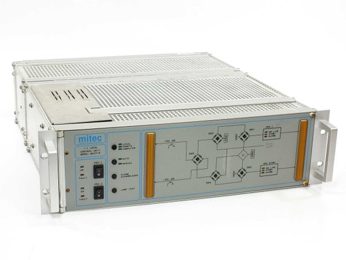 Mitec MC3719A 1:1 Local Control Unit front panel view showing HPA switch diagram and indicator LEDs