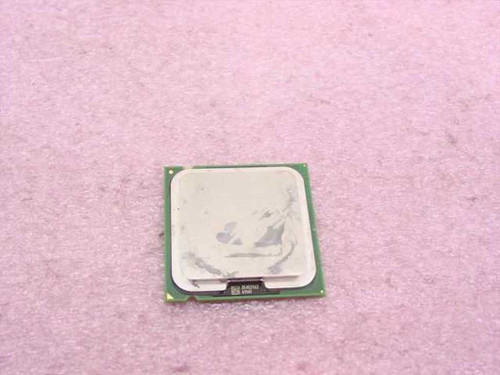 Intel SL7PU Pentium 4 530J Socket 775 CPU — top/IHS view showing integrated heat spreader with thermal paste residue