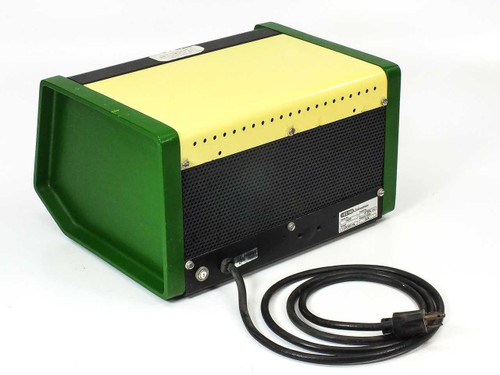 Bio-Rad 1420 Electrophoresis Power Supply – rear view showing ventilation grille, power cord, and rating label