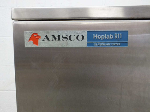 Amsco Hoplab 911 Glassware Dryer 5.35 Cubic Foot 21.5 x 20.5 x 21 Chamber