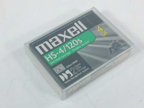 Maxell HS-4/120s Helical Scan 4mm Data Cartridge - New Open Box Lot of 2