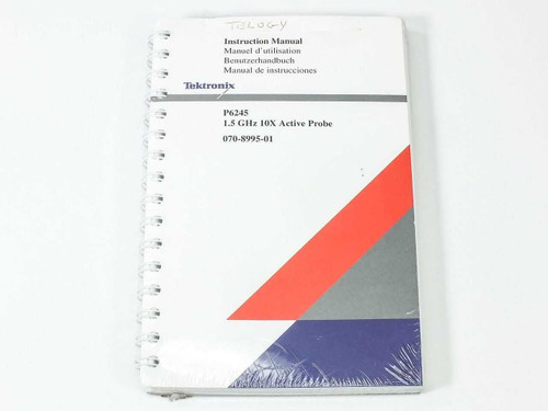 Tektronix 1.5 GHz 10X Active Probe Instruction Manual P6245