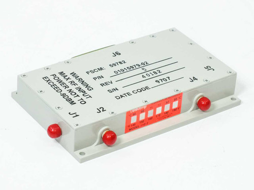 Microwave FSCM:59782 13.75 - 14.8 GHz KU Band Solid State RF Device w Test Sheet