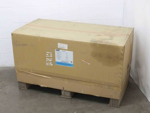 DNP Z777 PV-FS TPO solar encapsulant film — large cardboard shipping box on pallet with DNP label visible on side